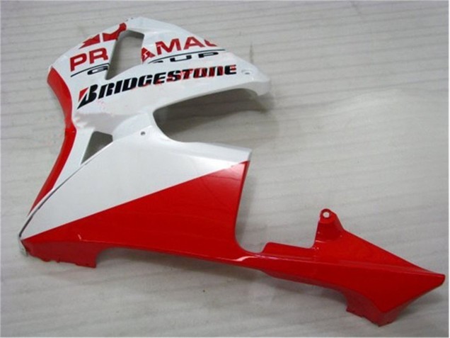 Rojo Blanco Carenado CBR 600 RR 05-06 Rojo Blanco Carenado CBR 600 RR 05-06