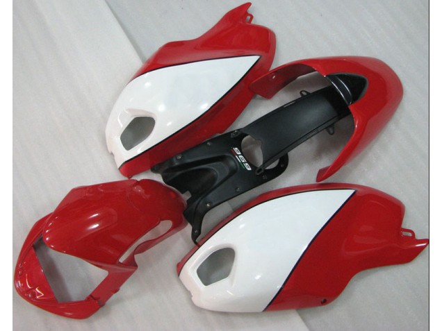 Rojo Blanco Carenado Ducati Monster 696 08-12 Rojo Blanco Carenado Ducati Monster 696 08-12