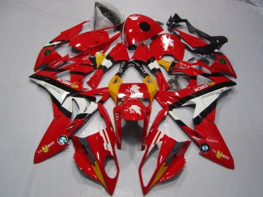 Rojo Blanco Carenado S1000RR 09-14