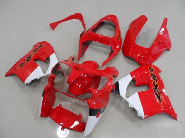 Rojo & Blanco Carenado ZX9R 00-01