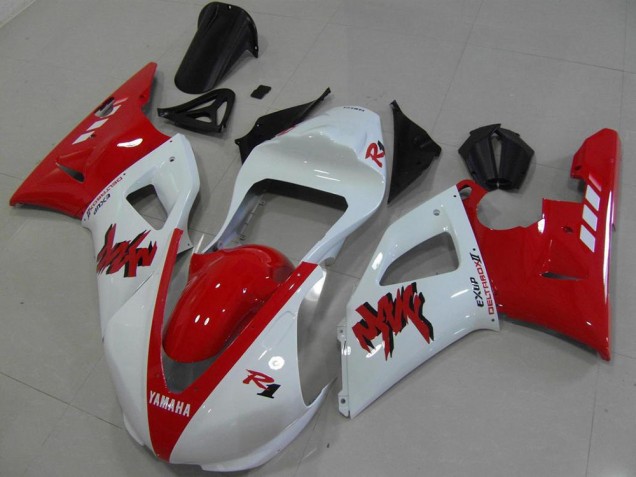 Rojo Blanco Carrera Carenado R1 00-01 Rojo Blanco Carrera Carenado R1 00-01
