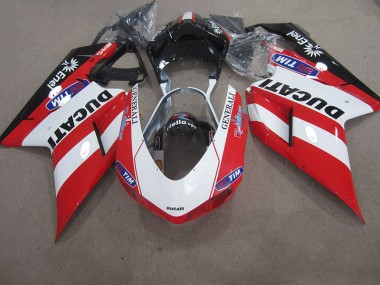 Rojo Blanco Generali Tim Carenado Ducati 1098 07-14