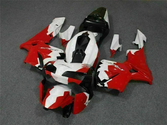 Rojo Blanco Kit Completo Carenado CBR 600 RR 03-04 Rojo Blanco Kit Completo Carenado CBR 600 RR 03-04