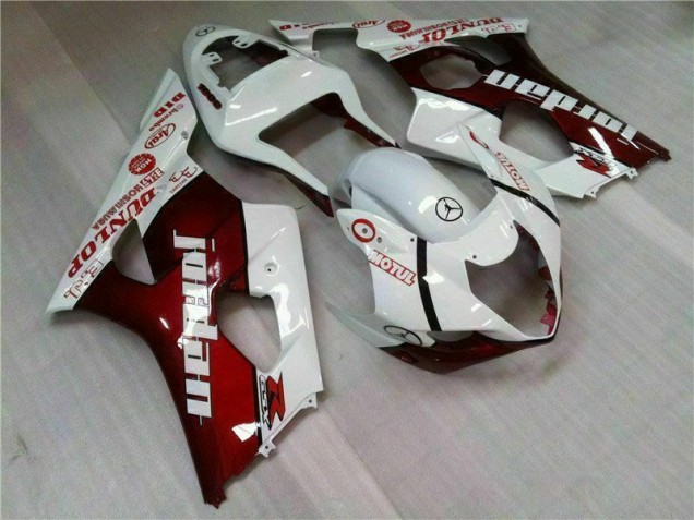 Rojo Blanco Kit Completo Carenado GSXR 1000 K3 03-04 Rojo Blanco Kit Completo Carenado GSXR 1000 K3 03-04