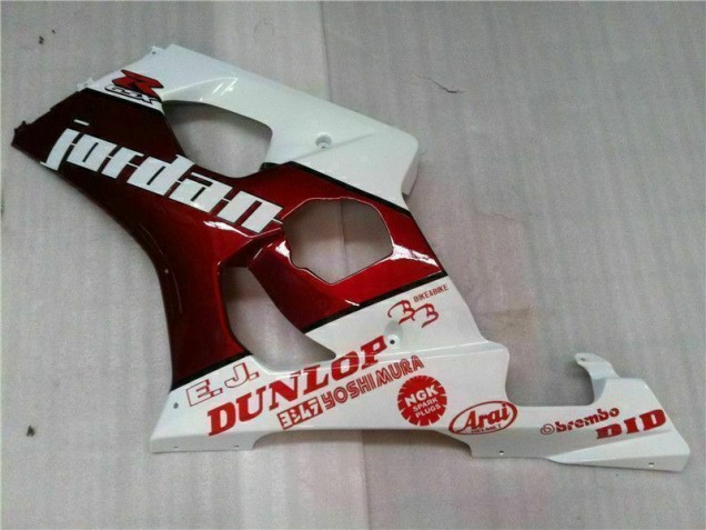 Rojo Blanco Kit Completo Carenado GSXR 1000 K3 03-04 Rojo Blanco Kit Completo Carenado GSXR 1000 K3 03-04