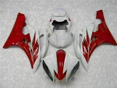Rojo Blanco Kits Completo Carenado ABS R6 06-07