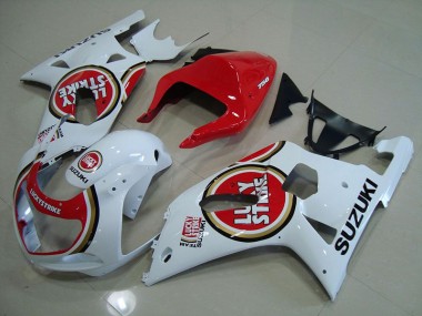 Rojo Blanco Lucky Strike Carenado GSXR 750 K1 K2 K3 01-03