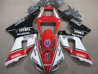 Rojo Blanco Negro ABS Kits Carenado R1 09-11