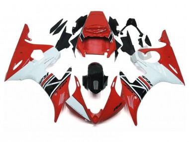 Rojo Blanco Negro ABS Kits Carenado R6 03-05