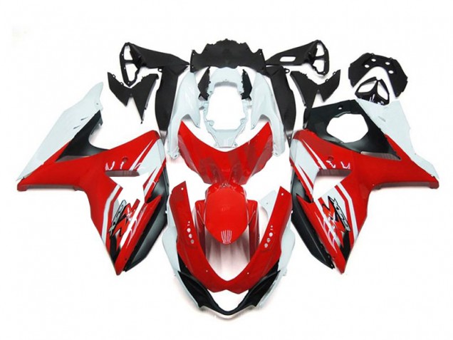 Rojo Blanco Negro Carenado GSXR 1000 K9 09-16 Rojo Blanco Negro Carenado GSXR 1000 K9 09-16