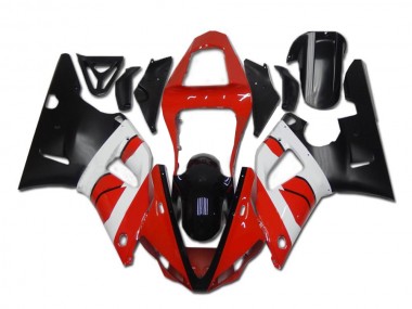 Rojo Blanco Negro Carenado R1 00-01