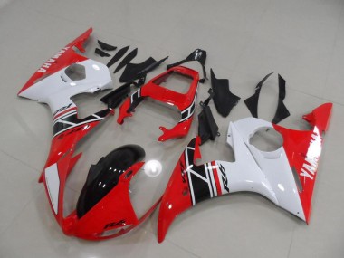 Rojo & Blanco & Negro Carenado R6 03-05