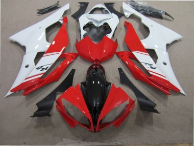 Rojo Blanco Negro Kit Completo Carenado R6 08-16