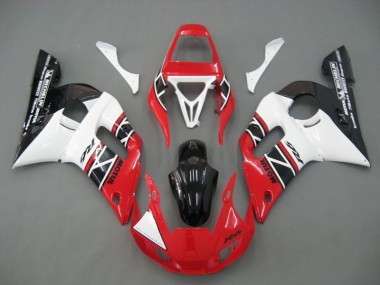 Rojo Blanco Negro Kit Completo Carenado R6 98-02