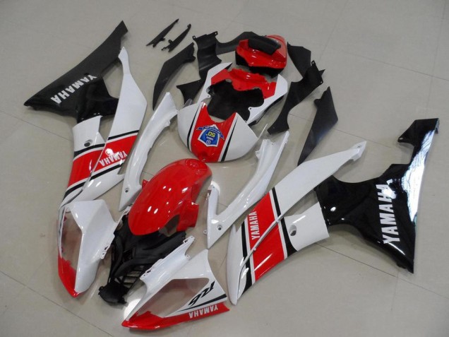 Rojo Blanco Negro Kits Carenado R6 08-16