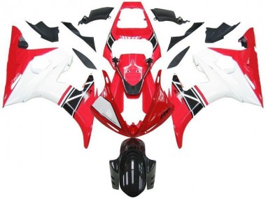 Rojo Blanco Negro Kits Completo Carenado ABS R6 03-05