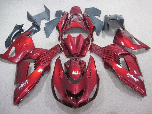 Rojo Blanco Ninja Calcomanía Carenado ZX14R ZZR 1400 06-11 Rojo Blanco Ninja Calcomanía Carenado ZX14R ZZR 1400 06-11