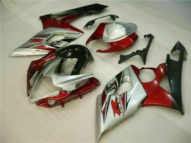 Rojo Blanco Plástica GSXR 1000 K5 05-06