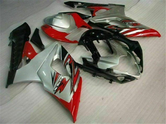 Rojo Blanco Plástico GSXR 1000 K5 05-06 Rojo Blanco Plástico GSXR 1000 K5 05-06