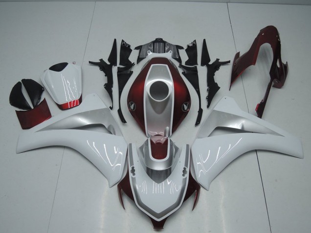 Rojo Blanco & Plata Carenado CBR 1000 RR 08-11 Rojo Blanco & Plata Carenado CBR 1000 RR 08-11