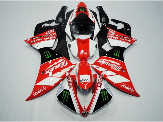 Rojo Blanco Rocol Carenado R1 12-14
