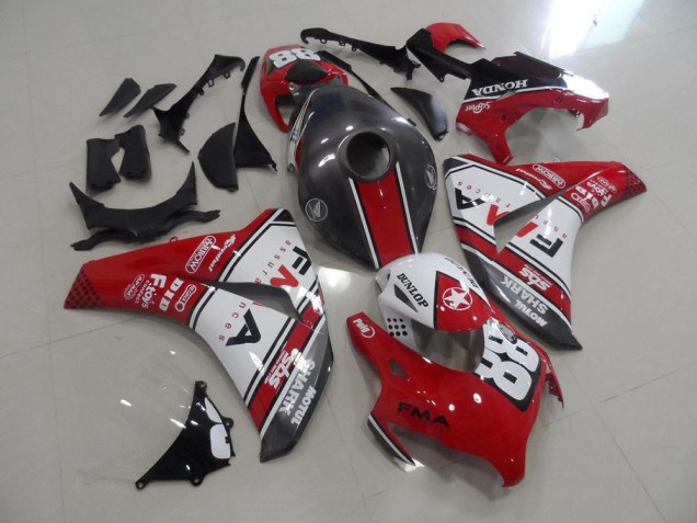 Rojo & Gris Fma Carenado CBR 1000 RR 08-11 Rojo & Gris Fma Carenado CBR 1000 RR 08-11