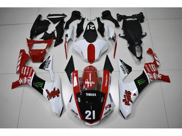 Rojo Negro 21 Carenado R1 15-19 Rojo Negro 21 Carenado R1 15-19