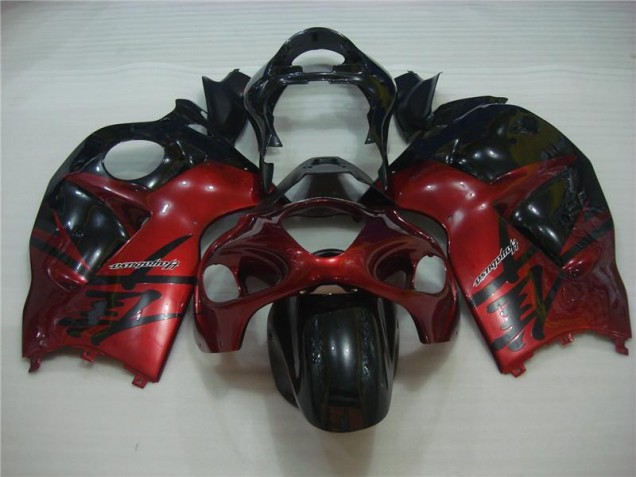 Rojo Negro ABS Carenado GSXR 1300 Hayabusa 96-07 Rojo Negro ABS Carenado GSXR 1300 Hayabusa 96-07