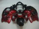 Rojo Negro ABS Carenado GSXR 1300 Hayabusa 96-07 Rojo Negro ABS Carenado GSXR 1300 Hayabusa 96-07