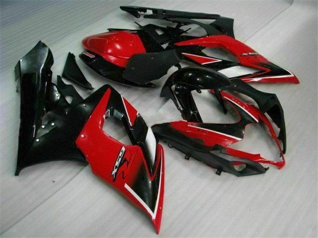 Rojo Negro ABS Kits Carenado GSXR 1000 K5 05-06 Rojo Negro ABS Kits Carenado GSXR 1000 K5 05-06