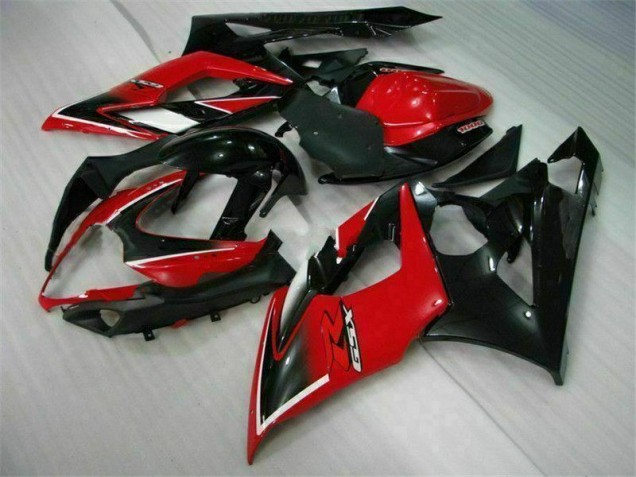 Rojo Negro ABS Kits Carenado GSXR 1000 K5 05-06 Rojo Negro ABS Kits Carenado GSXR 1000 K5 05-06