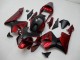 Rojo Negro ABS Plástica CBR 600 RR 03-04
