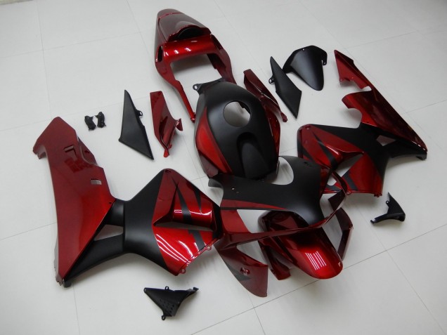 Rojo Negro ABS Plástica CBR 600 RR 03-04