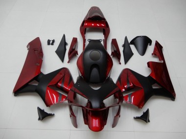 Rojo Negro ABS Plástica CBR 600 RR 03-04