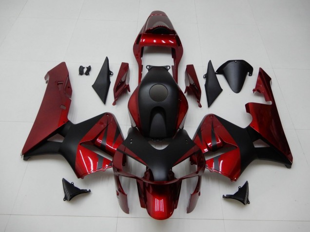 Rojo Negro ABS Plástica CBR 600 RR 03-04