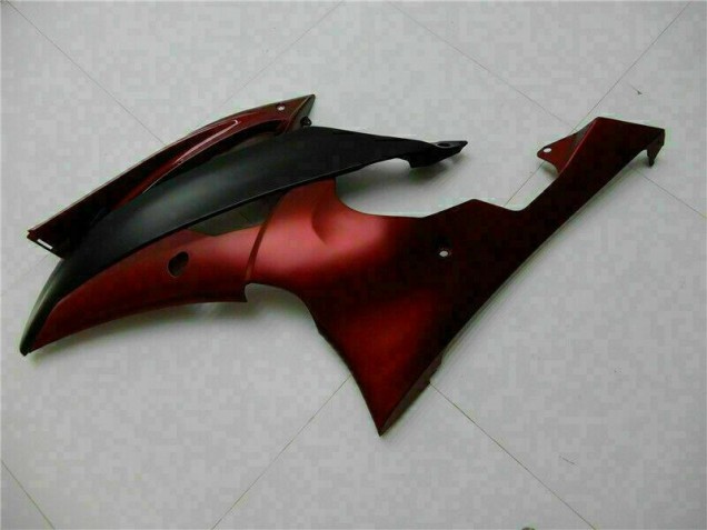 Rojo Negro ABS Plástica R6 08-16 Rojo Negro ABS Plástica R6 08-16