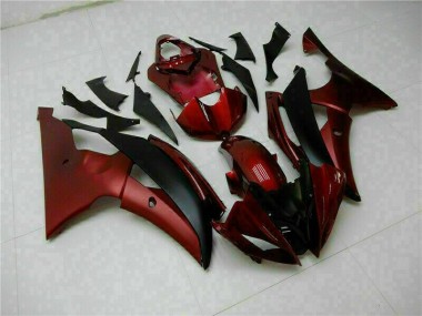 Rojo Negro ABS Plástica R6 08-16