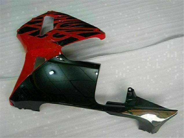 Rojo Negro ABS Plástico CBR 600 RR 03-04 Rojo Negro ABS Plástico CBR 600 RR 03-04