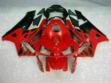 Rojo Negro ABS Plástico CBR 600 RR 03-04