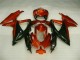Rojo Negro ABS Plástico GSXR 600 / 750 K8 08-10 Rojo Negro ABS Plástico GSXR 600 / 750 K8 08-10