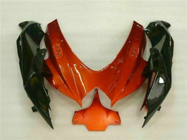 Rojo Negro ABS Plástico GSXR 600 / 750 K8 08-10 Rojo Negro ABS Plástico GSXR 600 / 750 K8 08-10