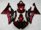 Rojo Negro ABS Plástico R6 08-16 Rojo Negro ABS Plástico R6 08-16