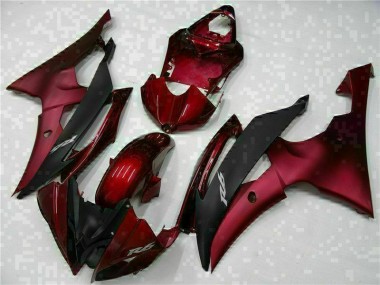 Rojo Negro ABS Plástico R6 08-16