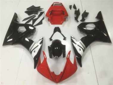 Rojo Negro Blanco Carenado R6 03-05