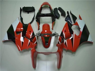 Rojo Negro Blanco Carenado ZX6R 00-02