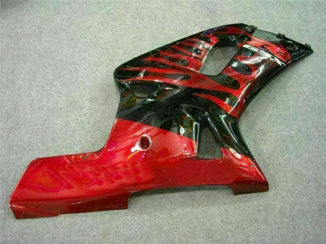 Rojo Negro Carenado GSXR 600 / 750 K1 K2 K3 01-03 Rojo Negro Carenado GSXR 600 / 750 K1 K2 K3 01-03