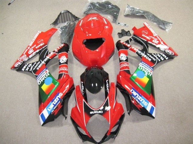Rojo Negro Carenado GSXR 600 K4 04-05 Rojo Negro Carenado GSXR 600 K4 04-05