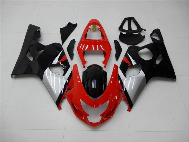 Rojo Negro Carenado & Plástico GSXR 600 / 750 K4 04-05 Rojo Negro Carenado & Plástico GSXR 600 / 750 K4 04-05