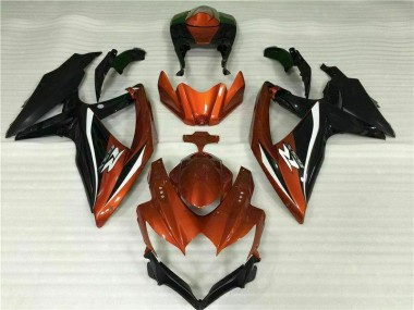 Rojo Negro Carenado & Plástico GSXR 600 / 750 K8 08-10