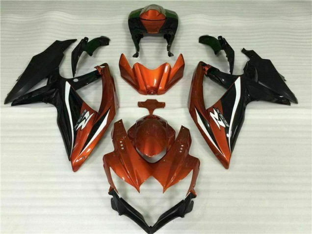 Rojo Negro Carenado & Plástico GSXR 600 / 750 K8 08-10 Rojo Negro Carenado & Plástico GSXR 600 / 750 K8 08-10